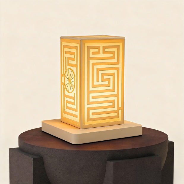 Labyrinthine Light Path • Cretan Lamp