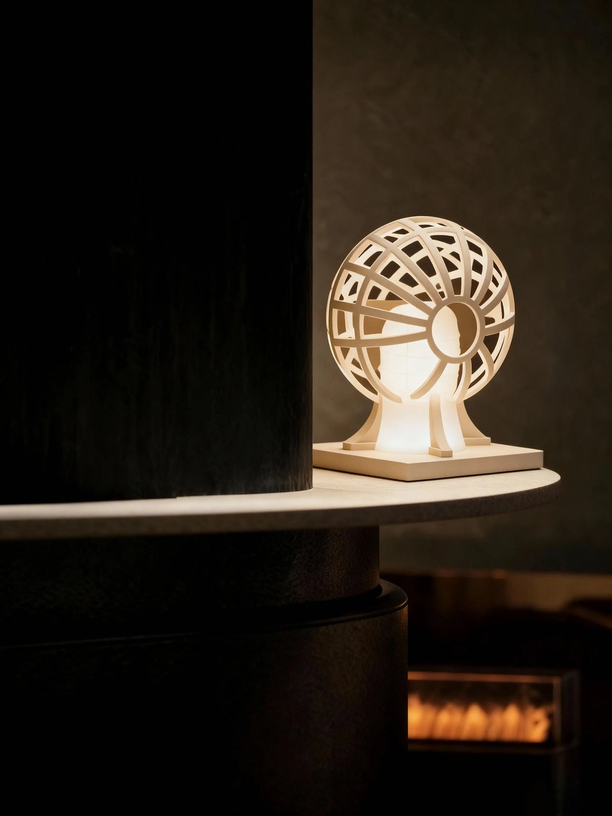 Sphere Grid Art Ambient Light